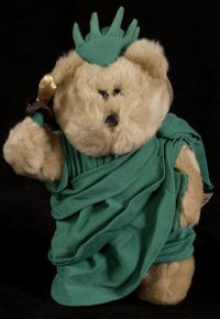 Starbucks Bearista 2004 Statue of Liberty Bear Plush